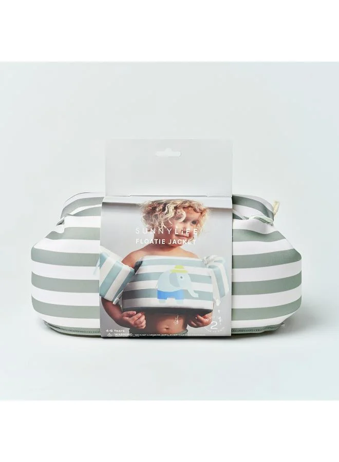 ساني لايف جاكيت طفو إلي الفيل خطوط خضراء - أشهر